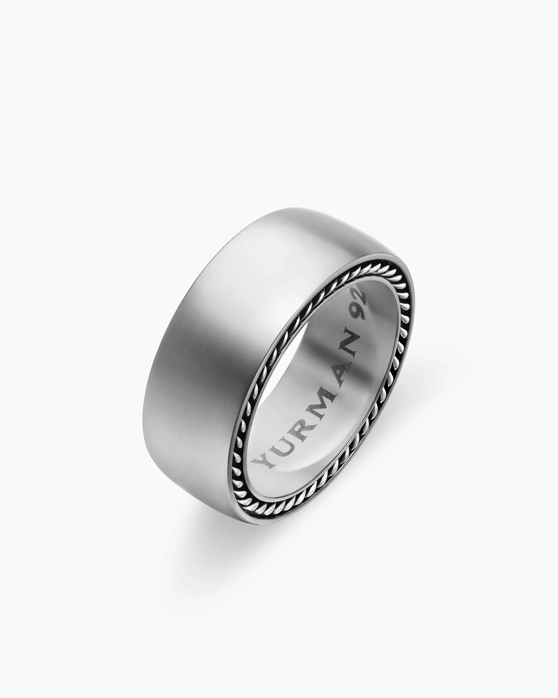 Streamline® Band Ring Grey Titanium, 9mm