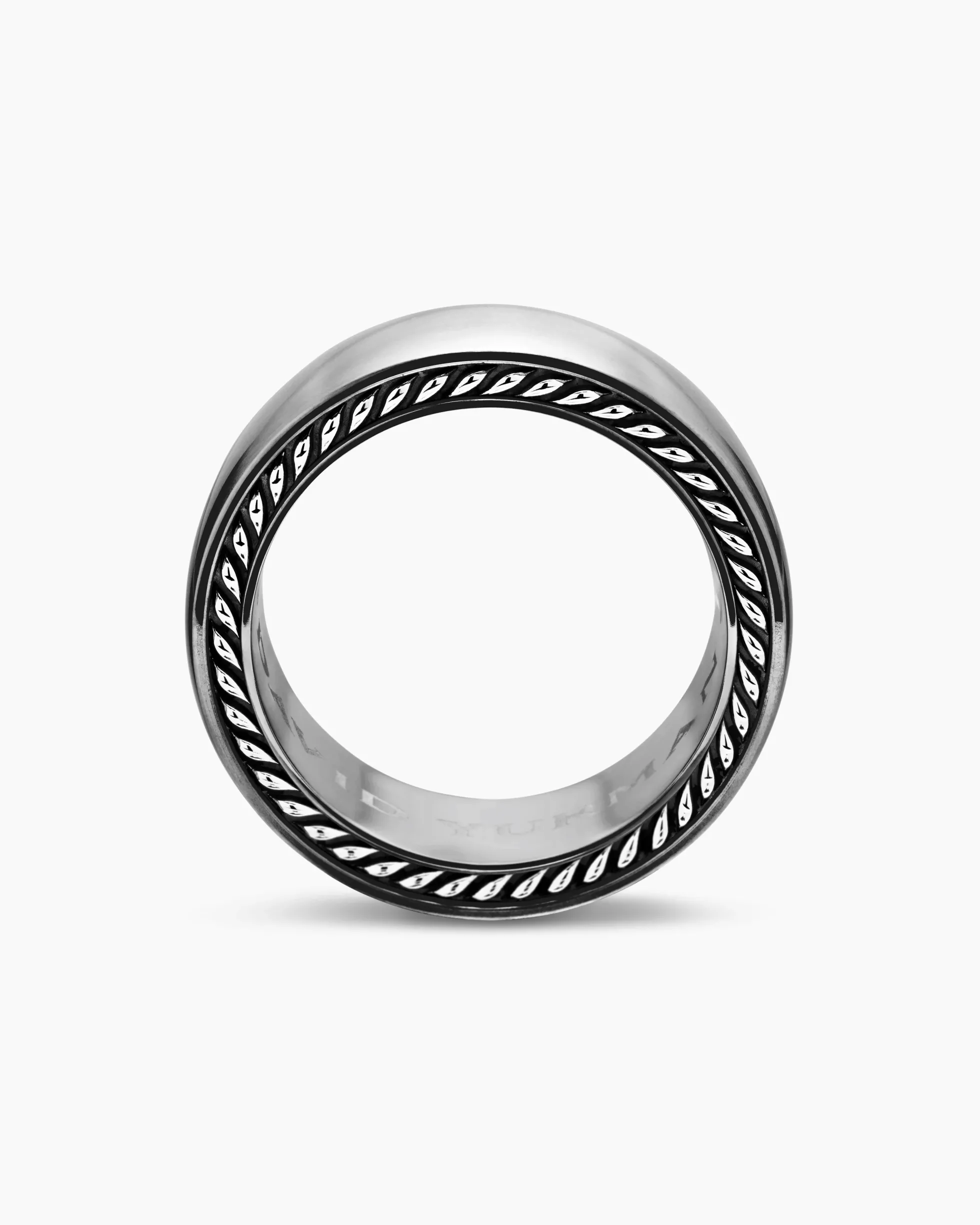 Streamline® Band Ring Grey Titanium, 9mm