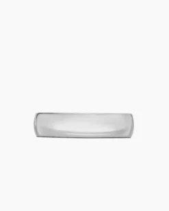 Streamline® Band Ring 18K White Gold, 6mm