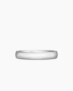 Streamline® Band Ring 18K White Gold, 4mm