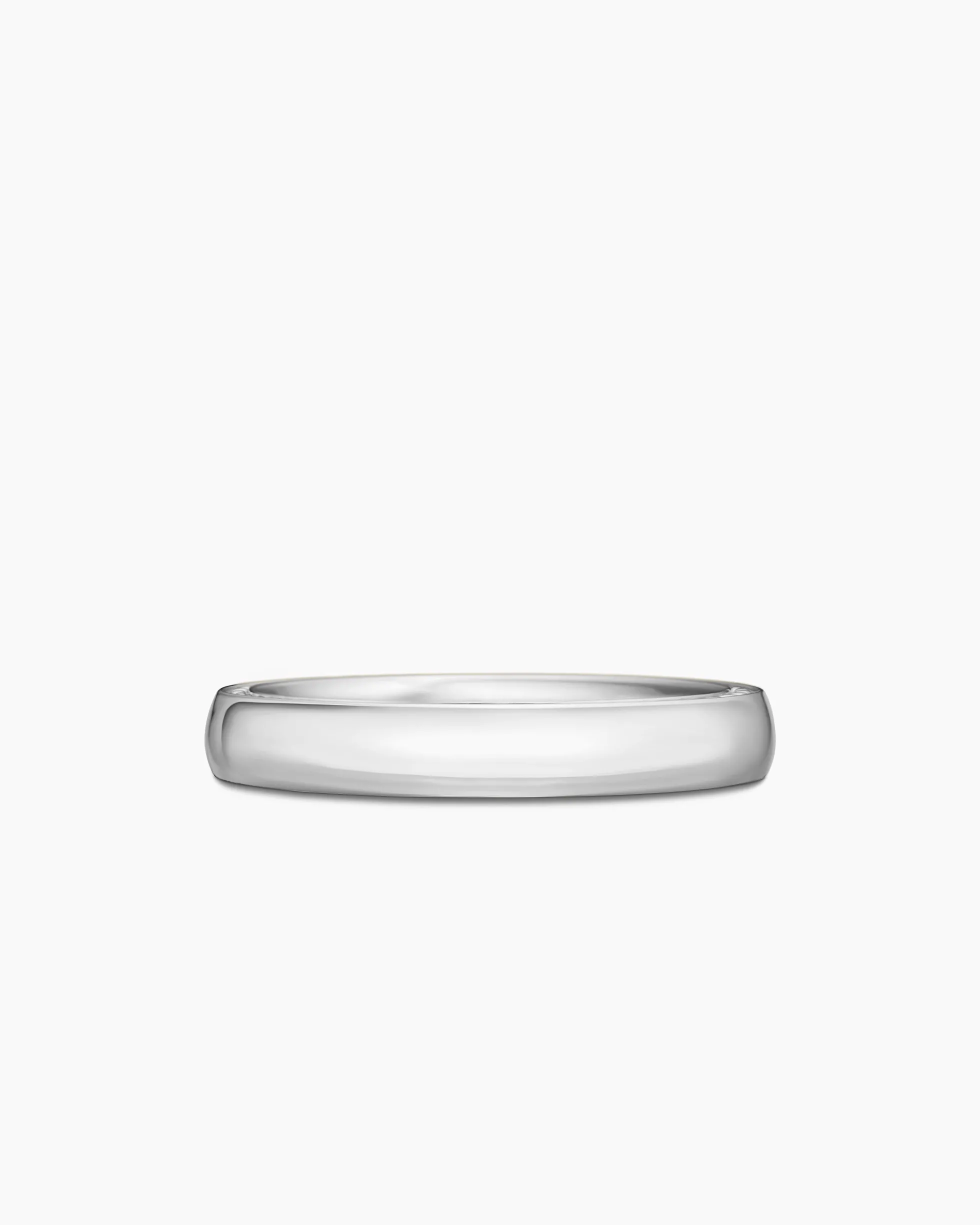 Streamline® Band Ring 18K White Gold, 4mm