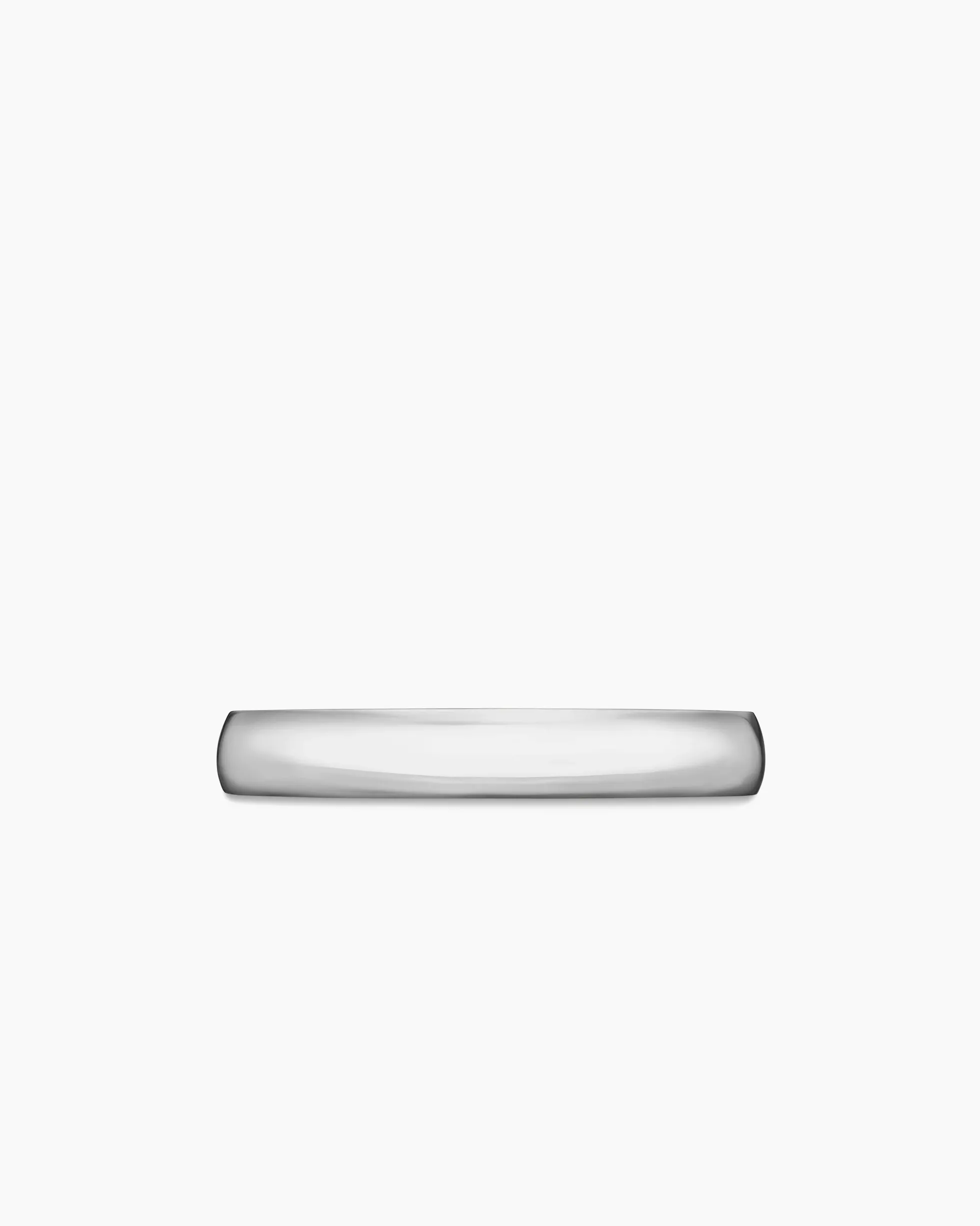Streamline® Band Ring 18K White Gold, 4mm