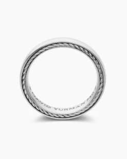 Streamline® Band Ring 18K White Gold, 4mm