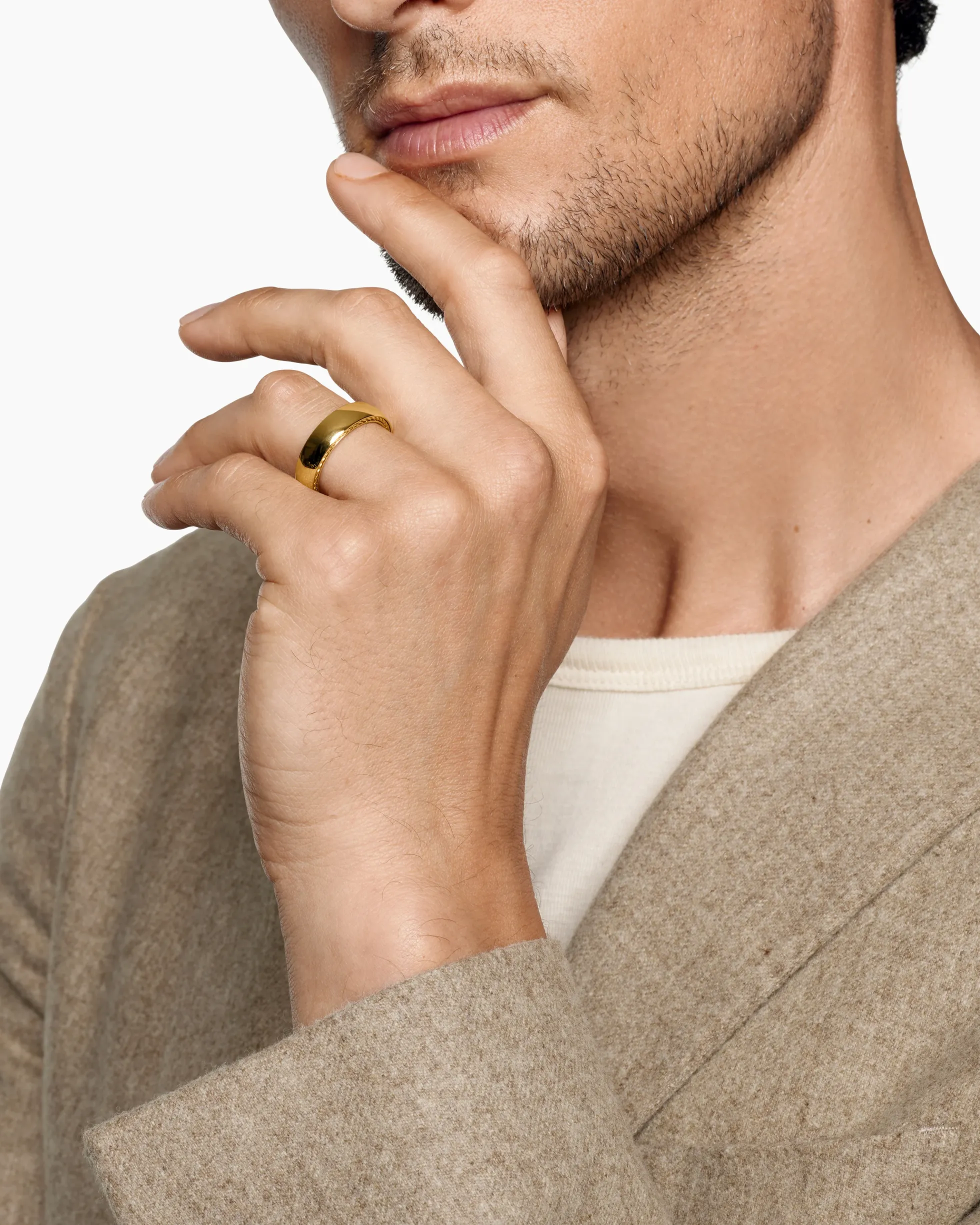 Streamline® Band Ring 18K Yellow Gold, 6mm