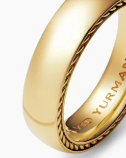 Streamline® Band Ring 18K Yellow Gold, 6mm