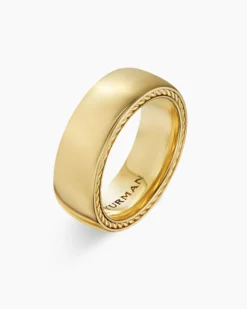 Streamline® Band Ring 18K Yellow Gold, 8mm