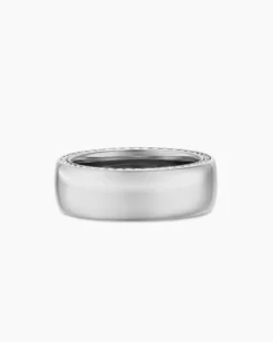 Streamline® Band Ring Platinum, 8mm