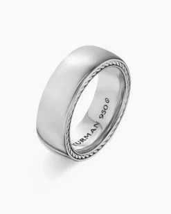 Streamline® Band Ring Platinum, 8mm