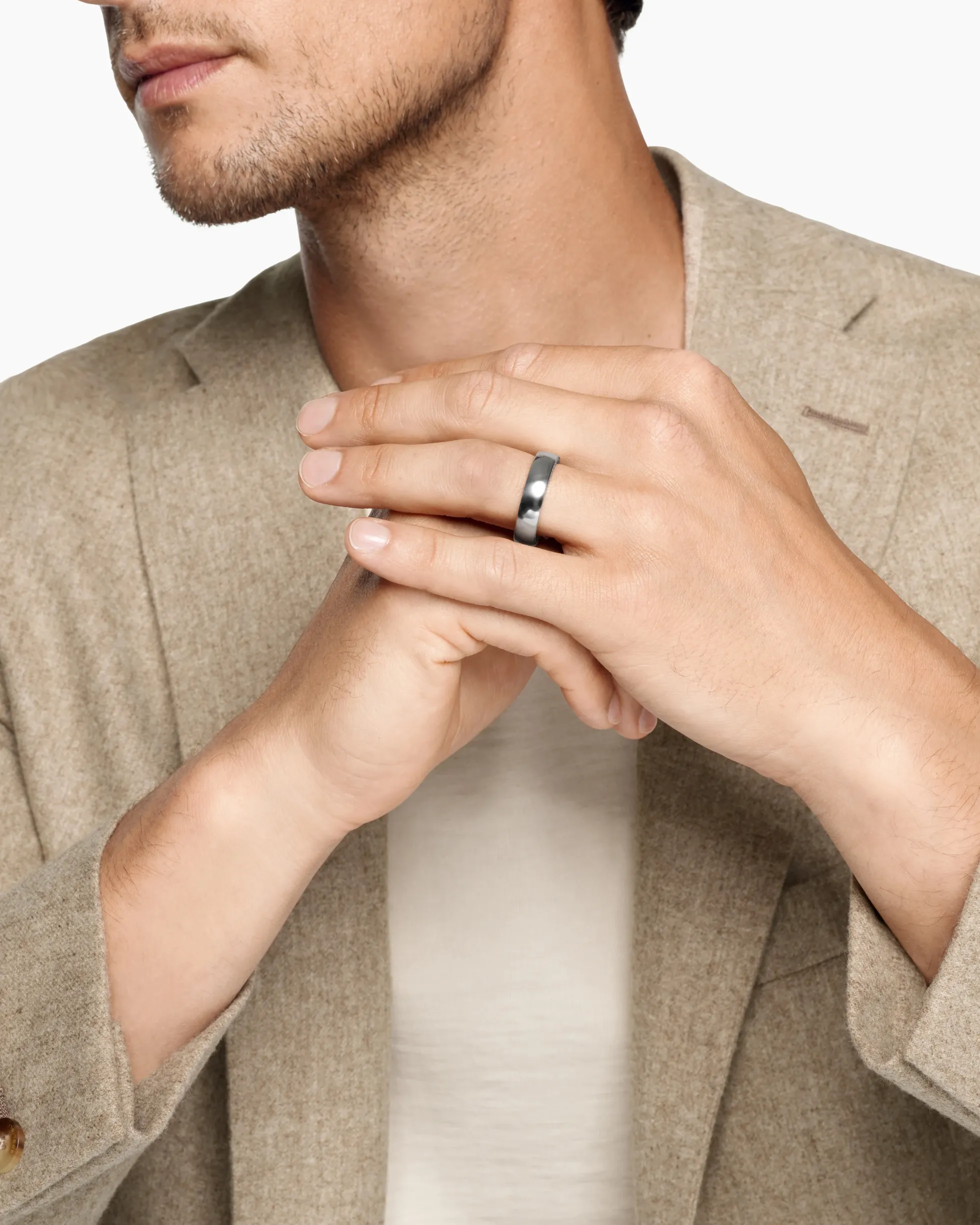 Streamline® Band Ring Platinum, 6mm