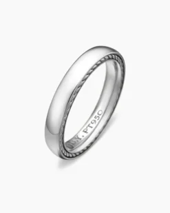 Streamline® Band Ring Platinum, 4mm