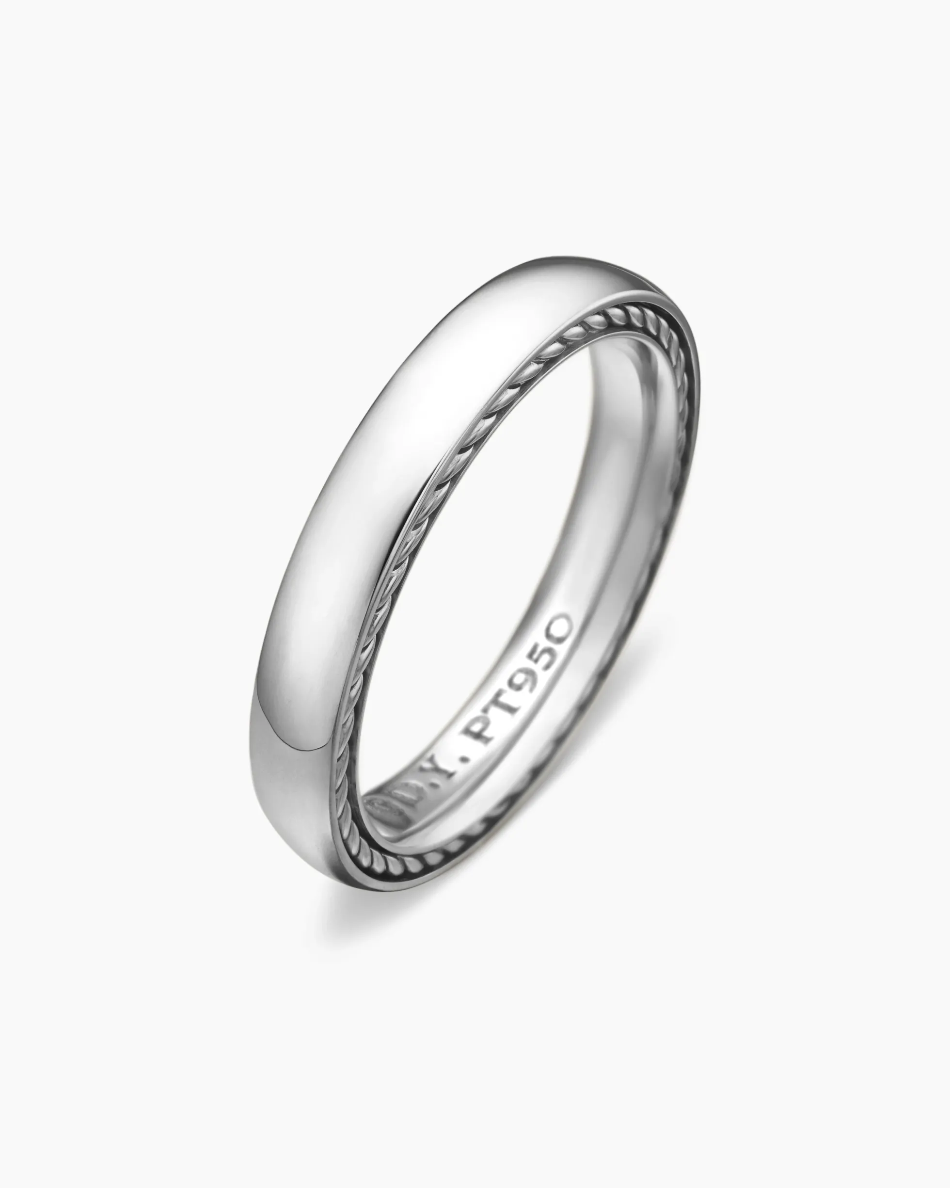 Streamline® Band Ring Platinum, 4mm