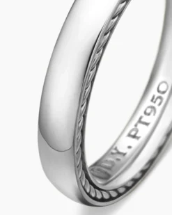 Streamline® Band Ring Platinum, 4mm