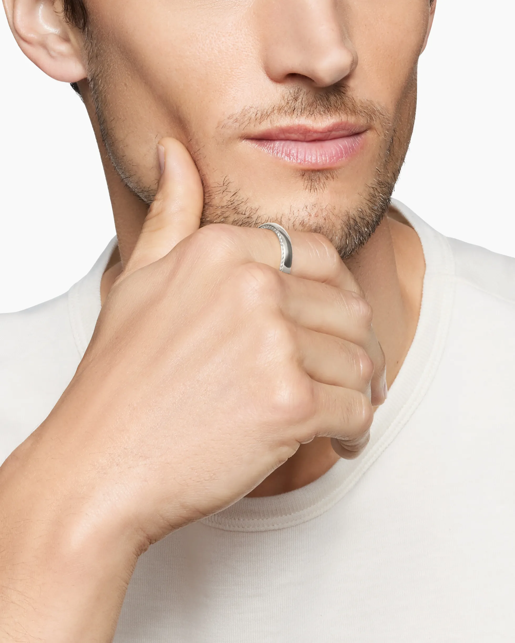Streamline® Band Ring Platinum, 4mm