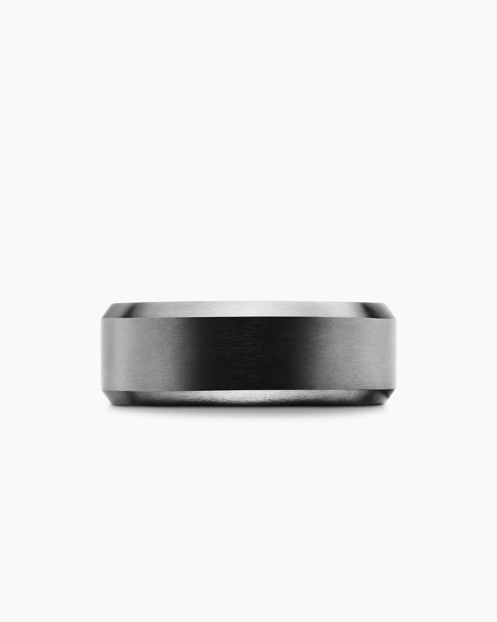 Streamline® Beveled Band Ring Black Titanium, 8.5mm