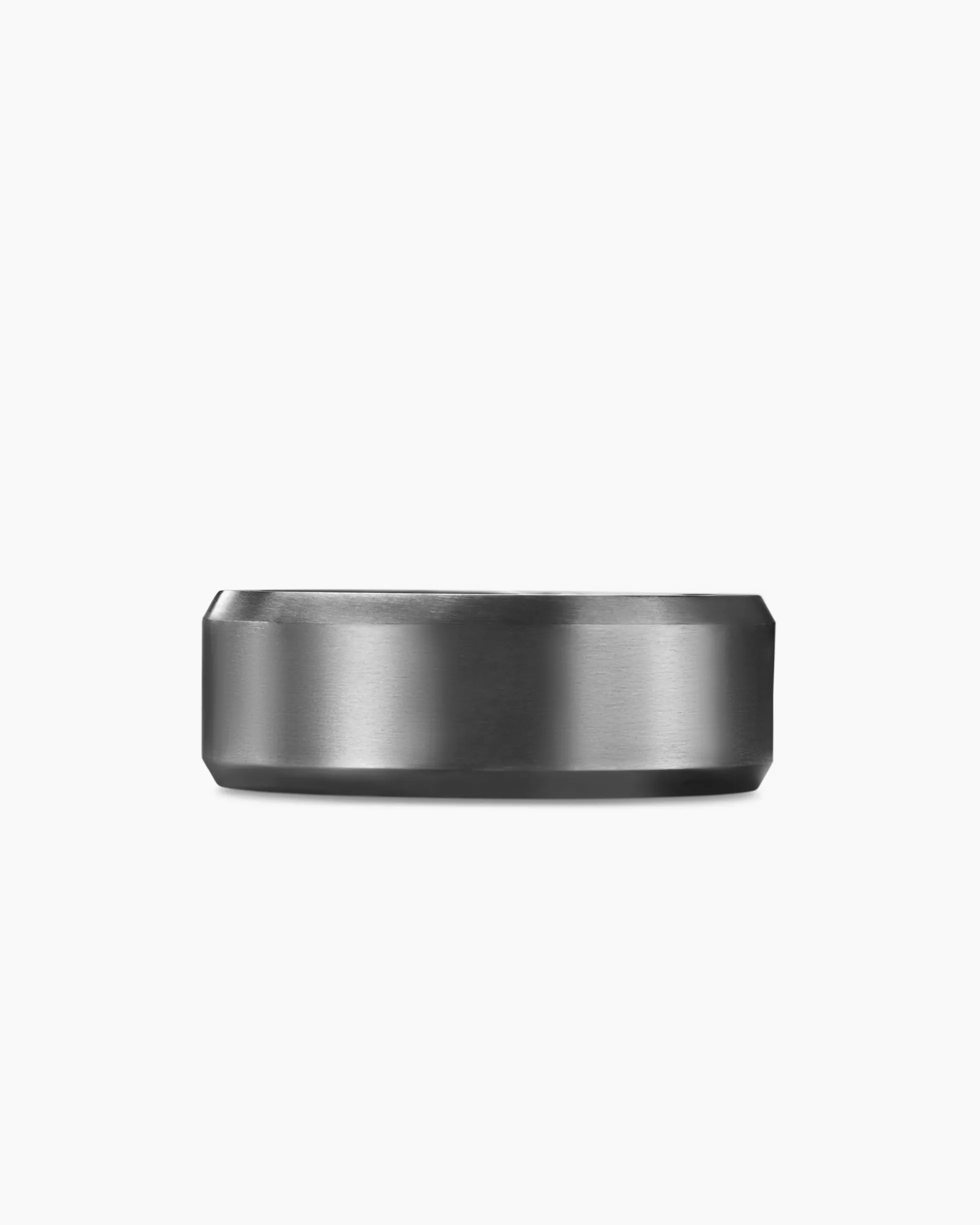 Streamline® Beveled Band Ring Grey Titanium, 8.5mm