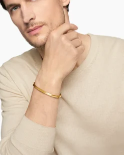 Streamline® Bracelet 18K Yellow Gold, 4.4mm