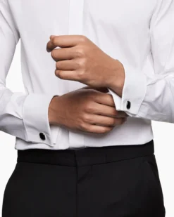 Streamline® Cushion Cufflinks Sterling Silver with Black Onyx, 17mm