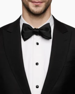 Streamline® Cushion Tuxedo Studs Sterling Silver with Black Onyx