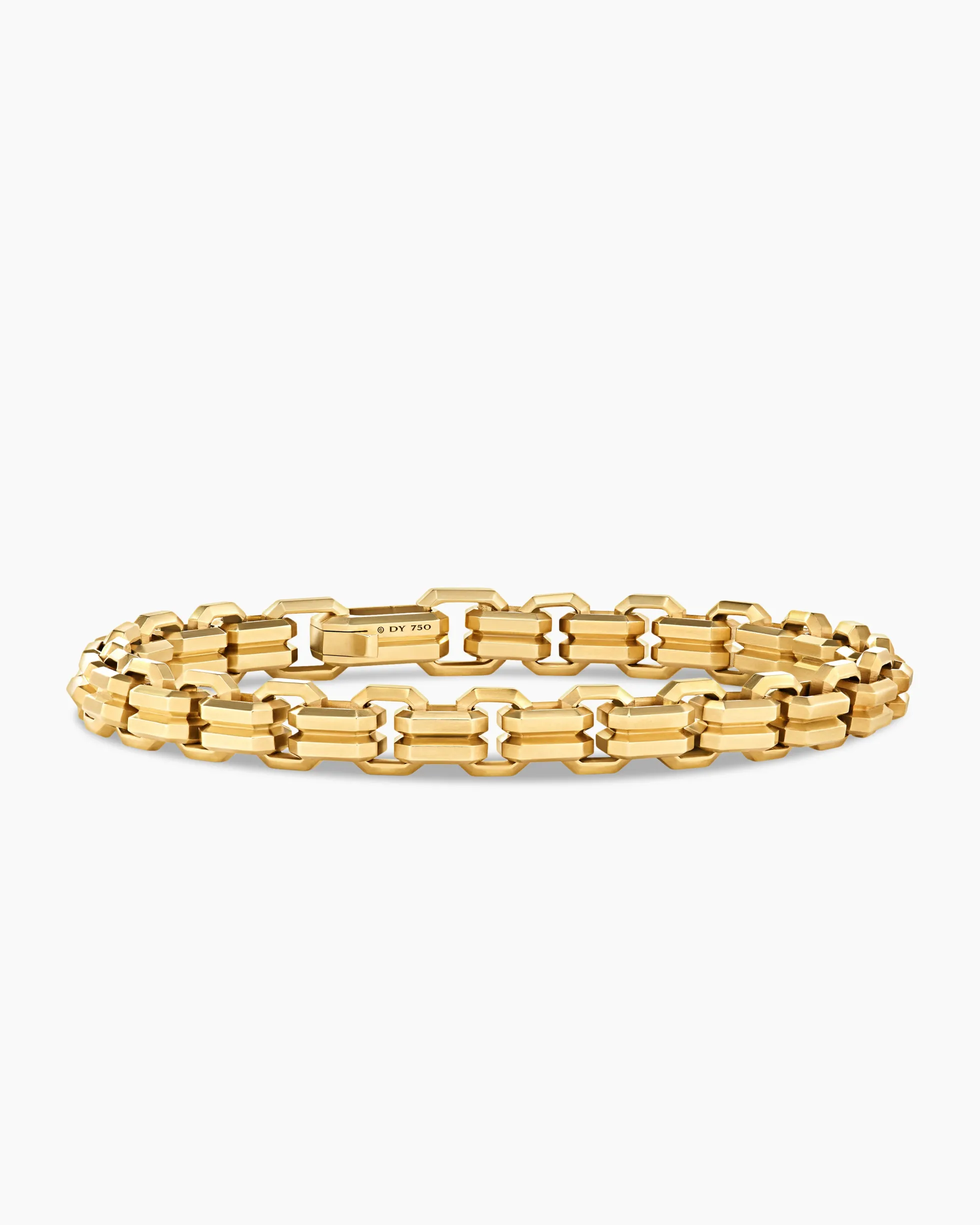 Streamline® Double Link Bracelet 18K Yellow Gold, 8mm