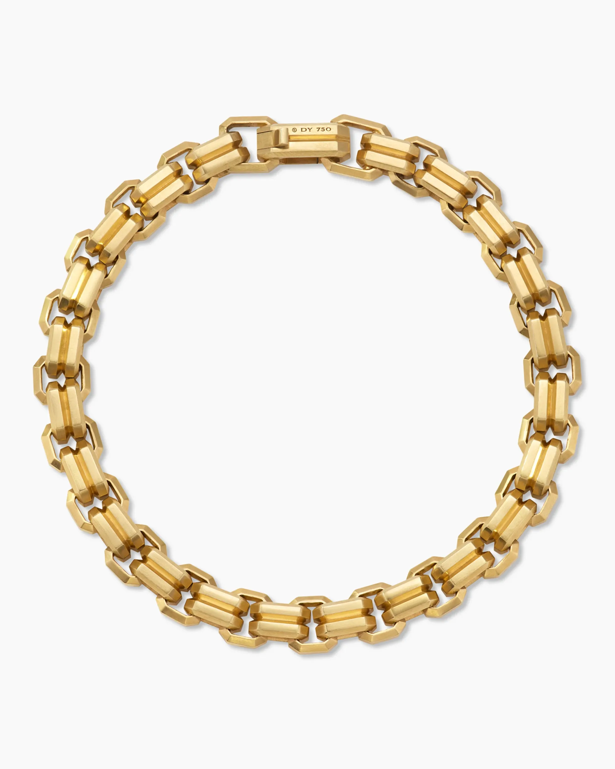 Streamline® Double Link Bracelet 18K Yellow Gold, 8mm