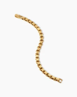 Streamline® Double Link Bracelet 18K Yellow Gold, 8mm