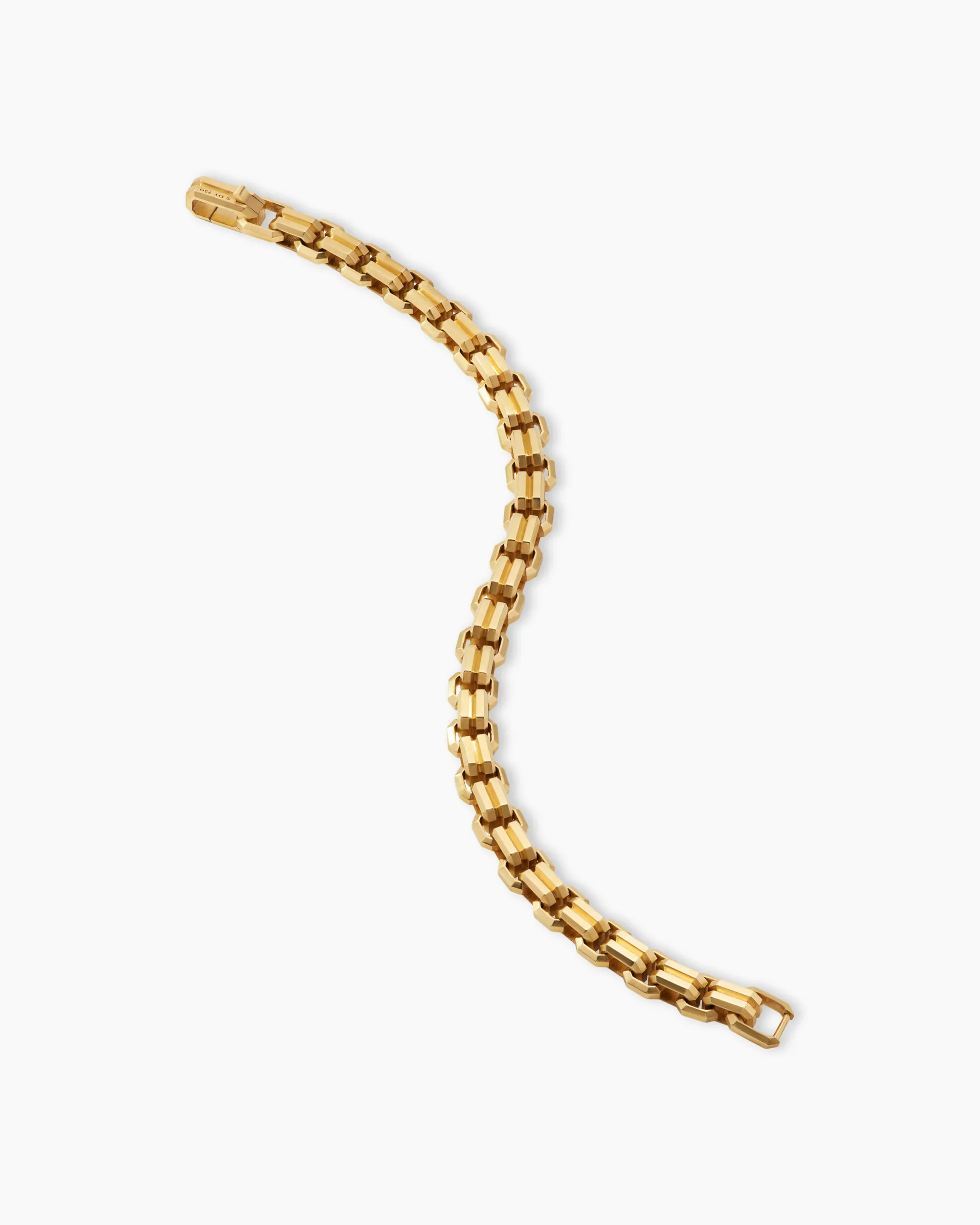 Streamline® Double Link Bracelet 18K Yellow Gold, 8mm