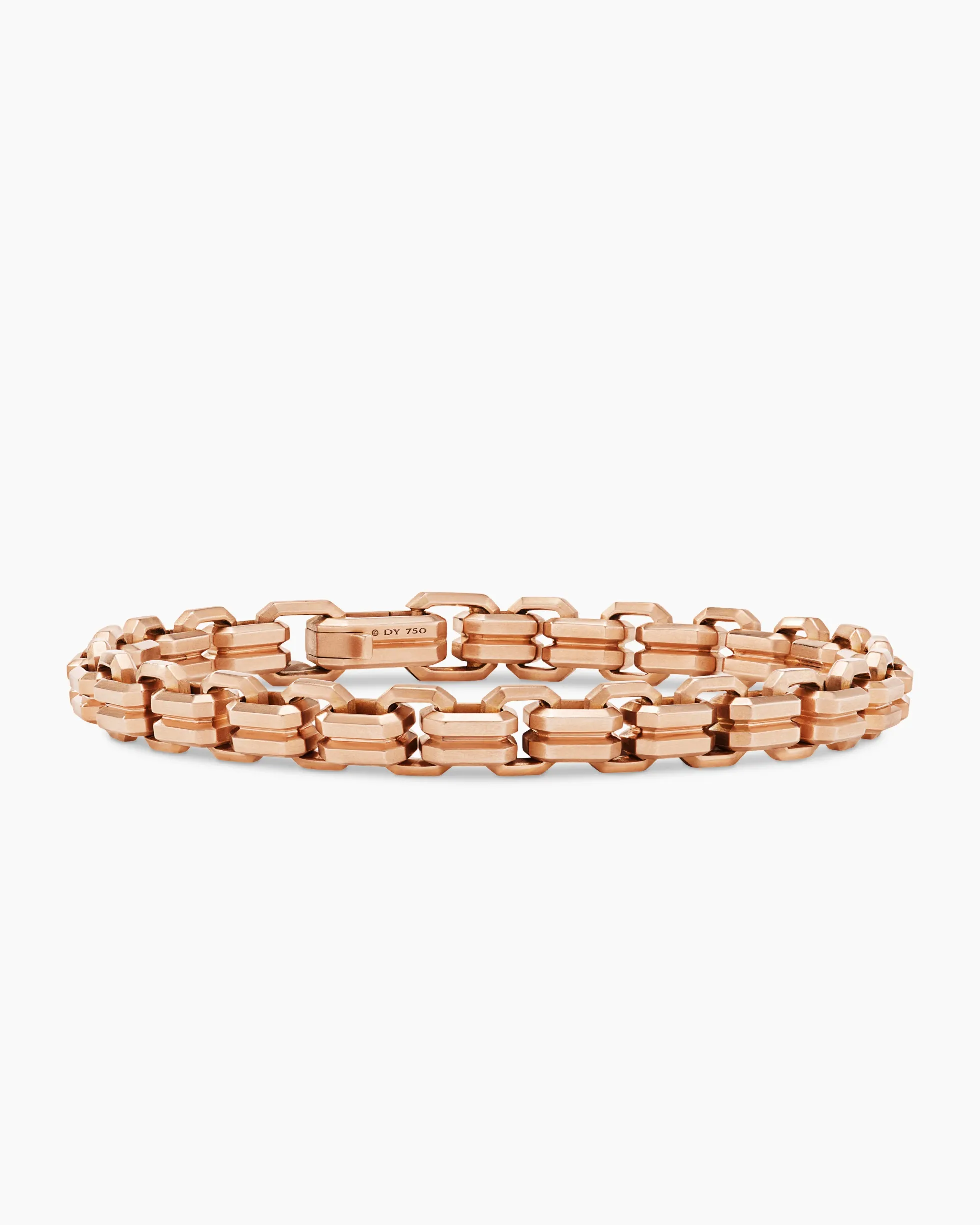 Streamline® Double Link Bracelet 18K Rose Gold, 8mm