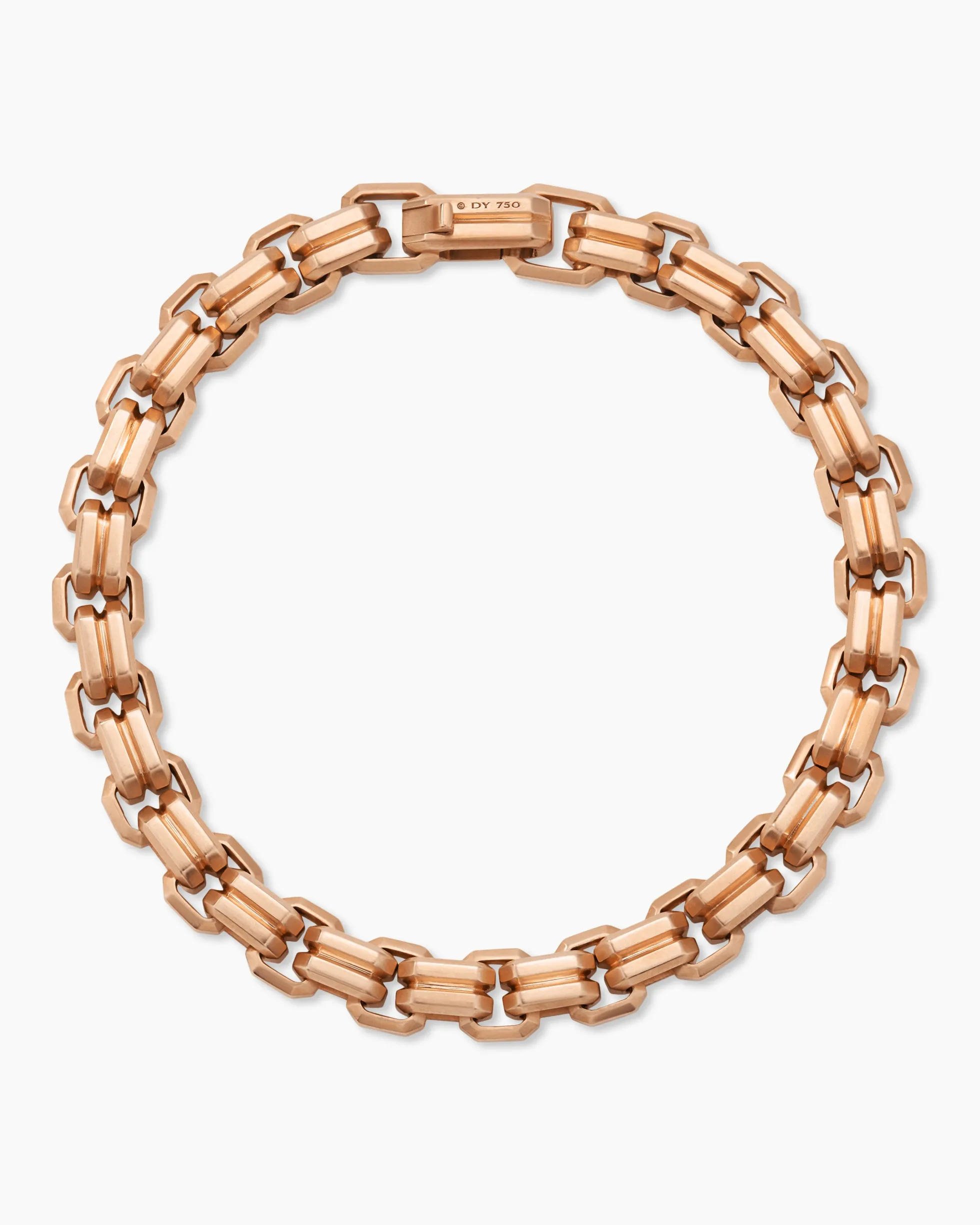 Streamline® Double Link Bracelet 18K Rose Gold, 8mm