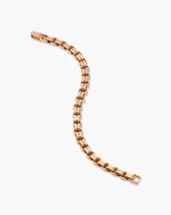 Streamline® Double Link Bracelet 18K Rose Gold, 8mm
