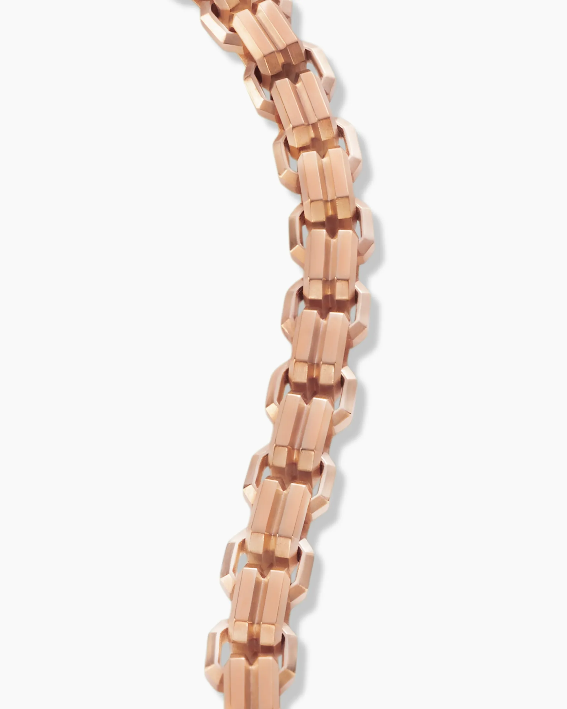 Streamline® Double Link Bracelet 18K Rose Gold, 8mm