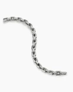 Streamline® Heirloom Chain Link Bracelet Platinum with Diamonds, 7.5mm