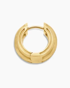 Streamline® Hoop Earring 18K Yellow Gold, 14mm