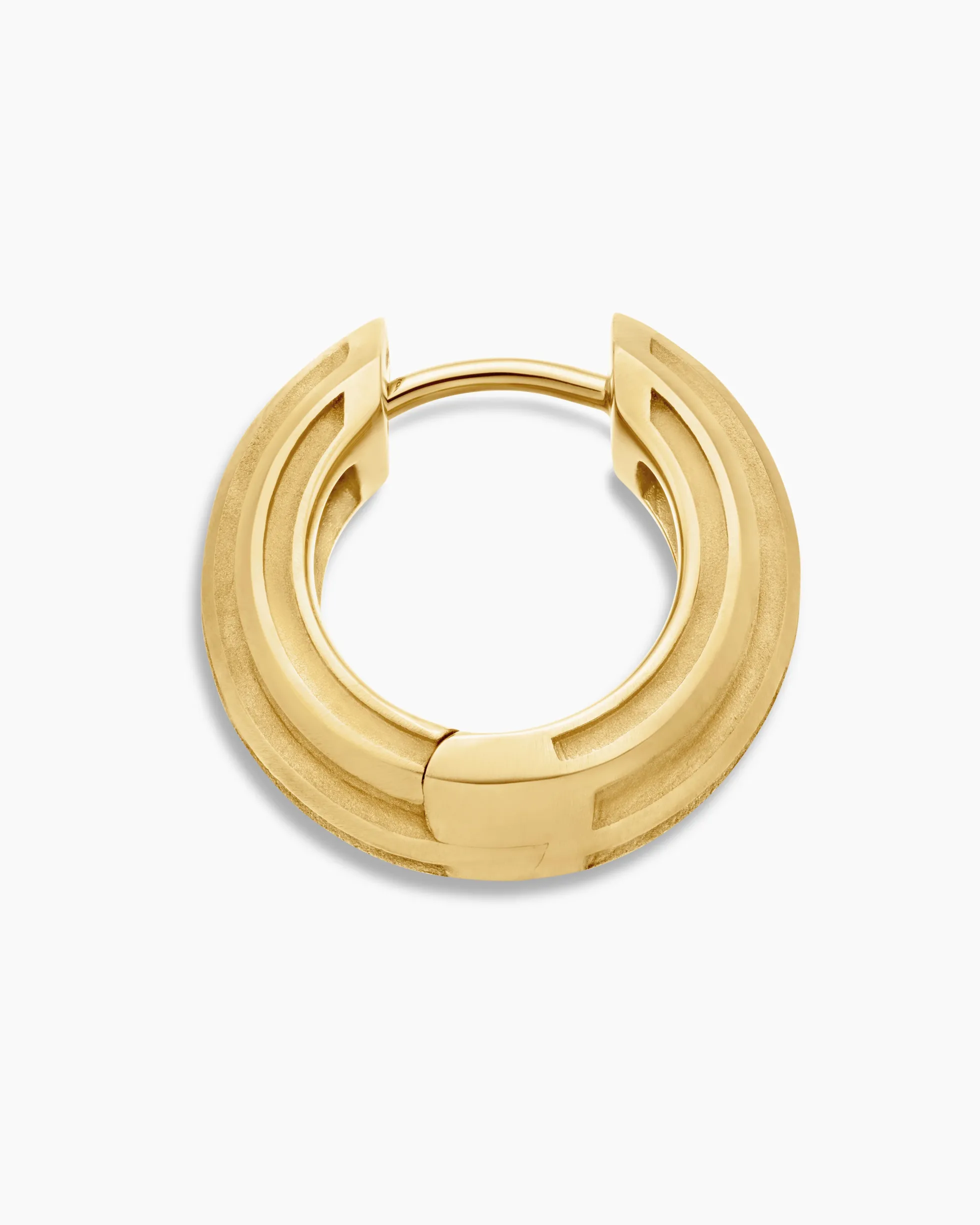 Streamline® Hoop Earring 18K Yellow Gold, 14mm