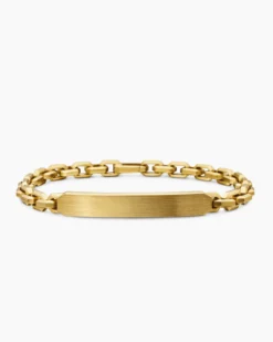 Streamline® ID Bracelet 18K Yellow Gold, 6.8mm