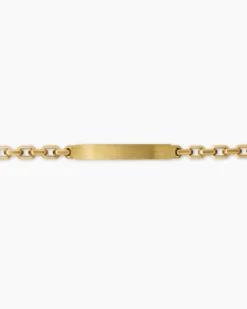 Streamline® ID Bracelet 18K Yellow Gold, 6.8mm