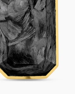 Streamline® Ingot Amulet 18K Yellow Gold with Forged Carbon, 43mm