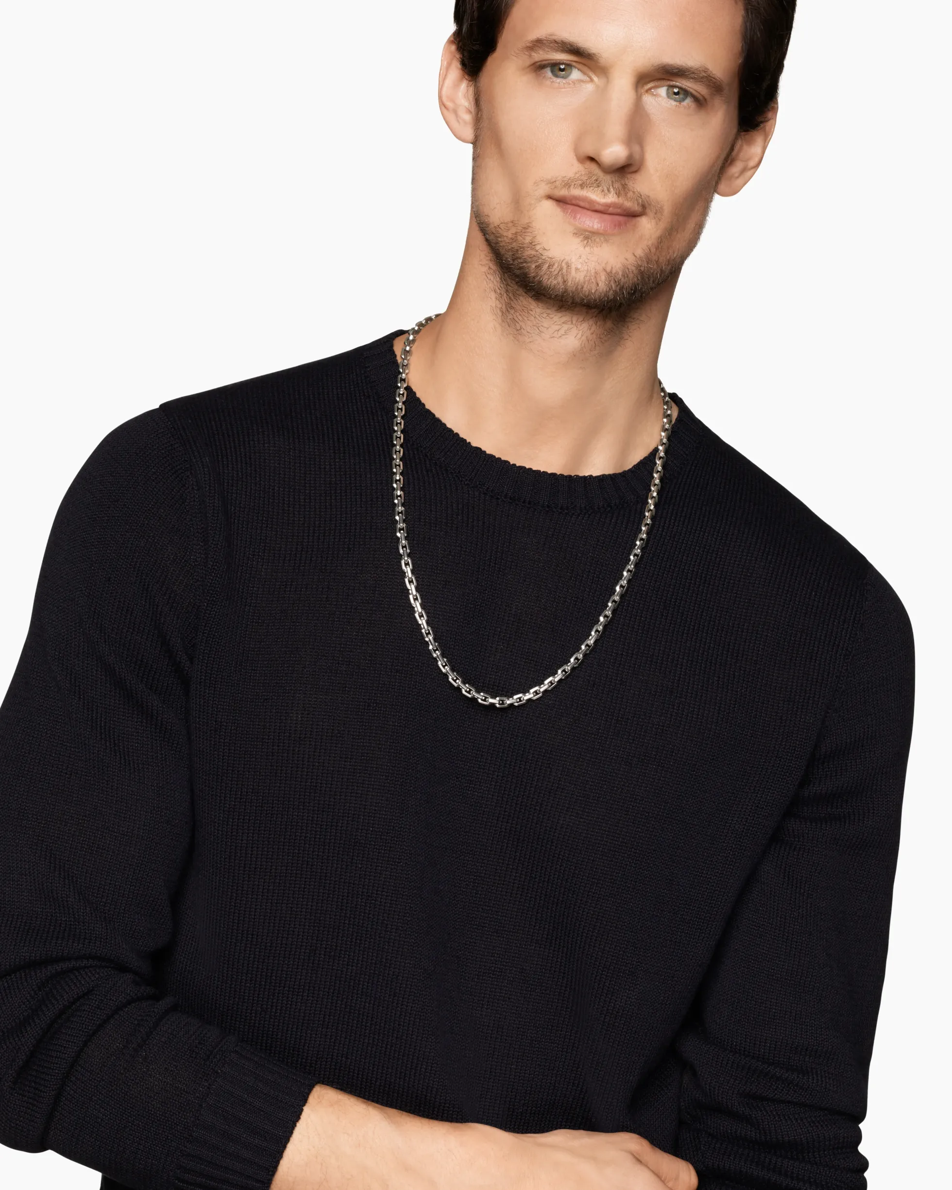 Streamline® Link Necklace Platinum, 5.5mm