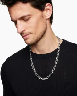 Streamline® Link Necklace Sterling Silver, 9.5mm