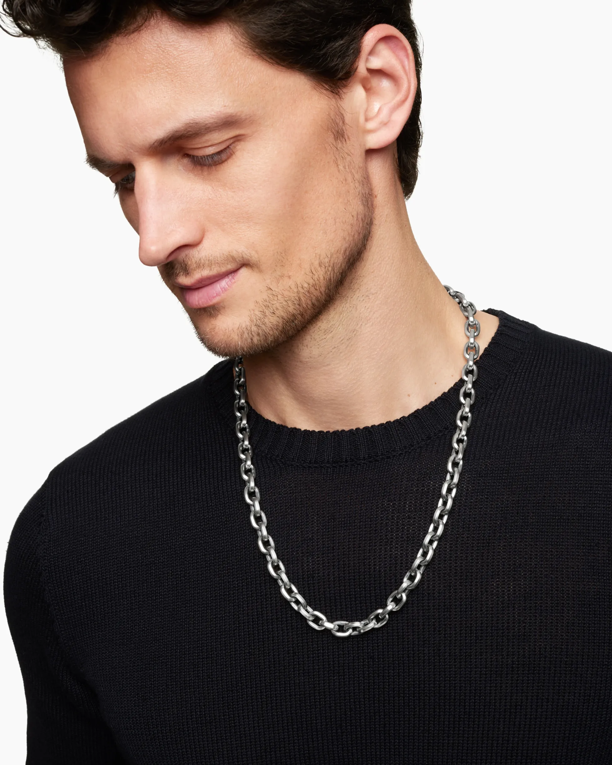 Streamline® Link Necklace Sterling Silver, 9.5mm