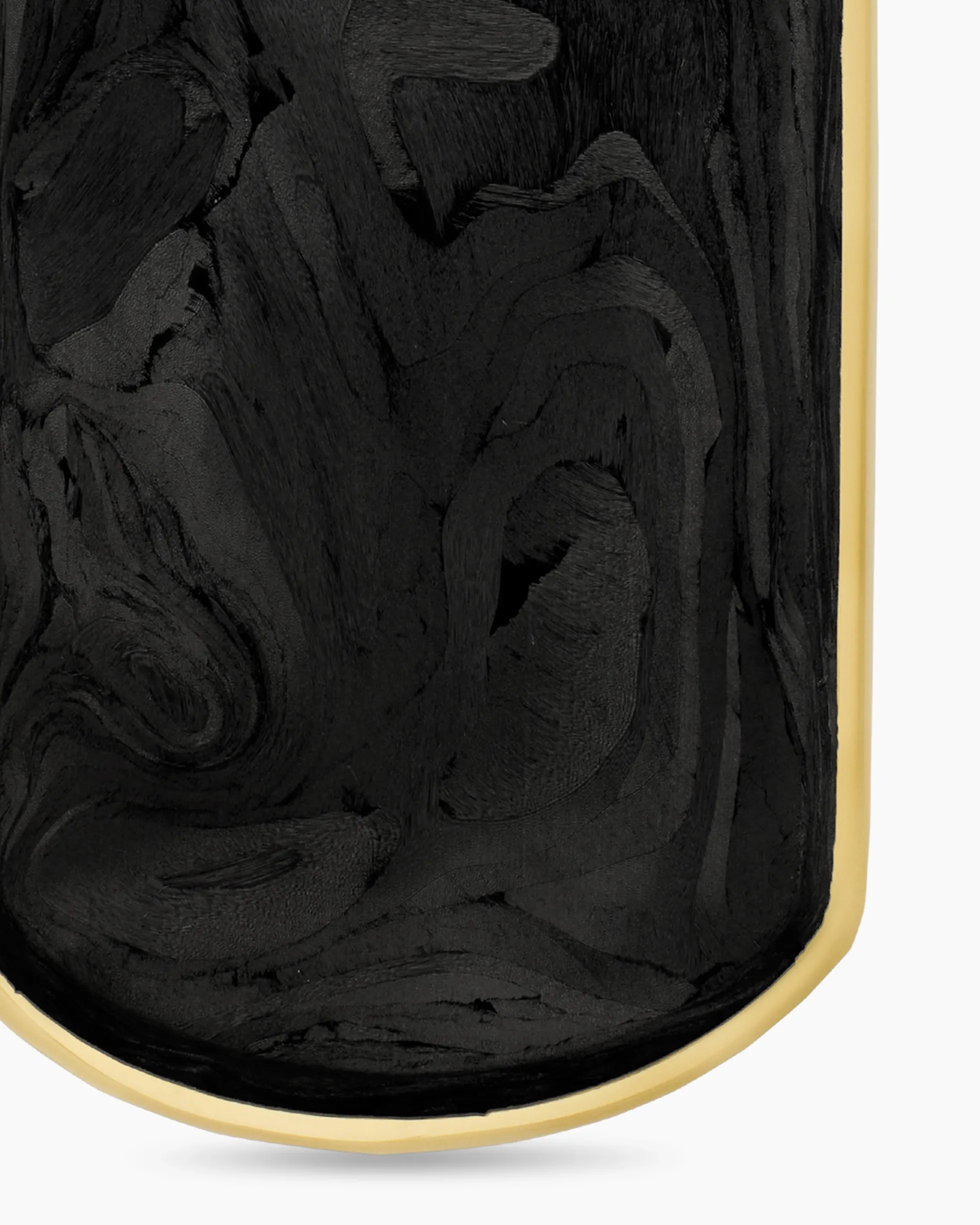Streamline® Tag 18K Yellow Gold with Forged Carbon, 35mm