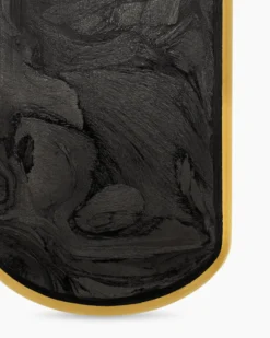 Streamline® Tag 18K Yellow Gold with Forged Carbon, 27mm