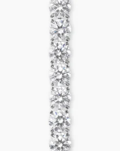 Tennis Bracelet 18K White Gold with Diamonds, 4mm