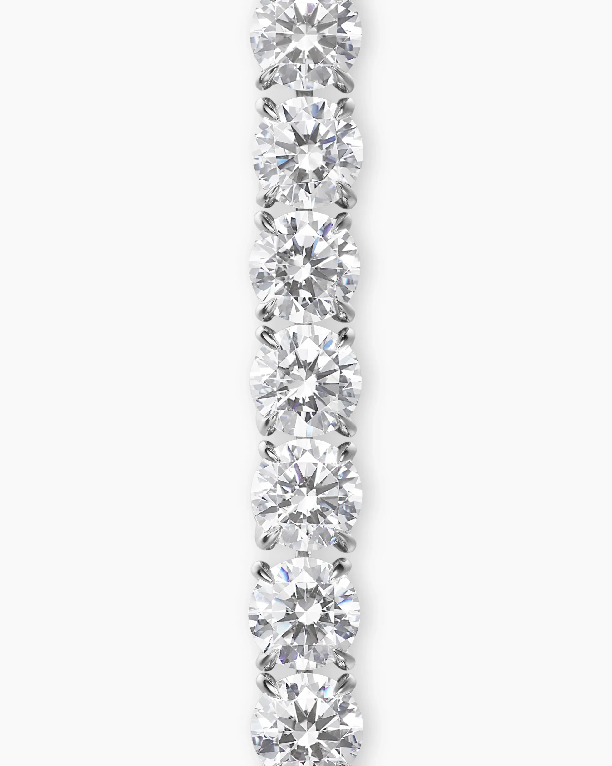 Tennis Bracelet 18K White Gold with Diamonds, 4mm