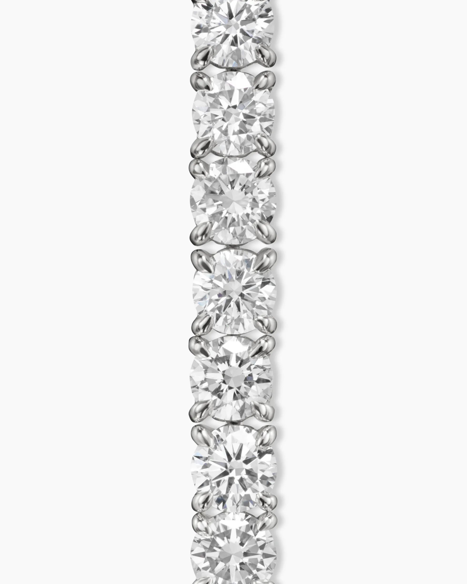 Tennis Bracelet 18K White Gold with Diamonds, 3mm