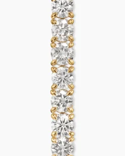 Tennis Bracelet 18K Yellow Gold with Diamonds, 3mm