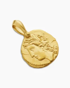 Virgo Amulet 18K Yellow Gold, 17mm