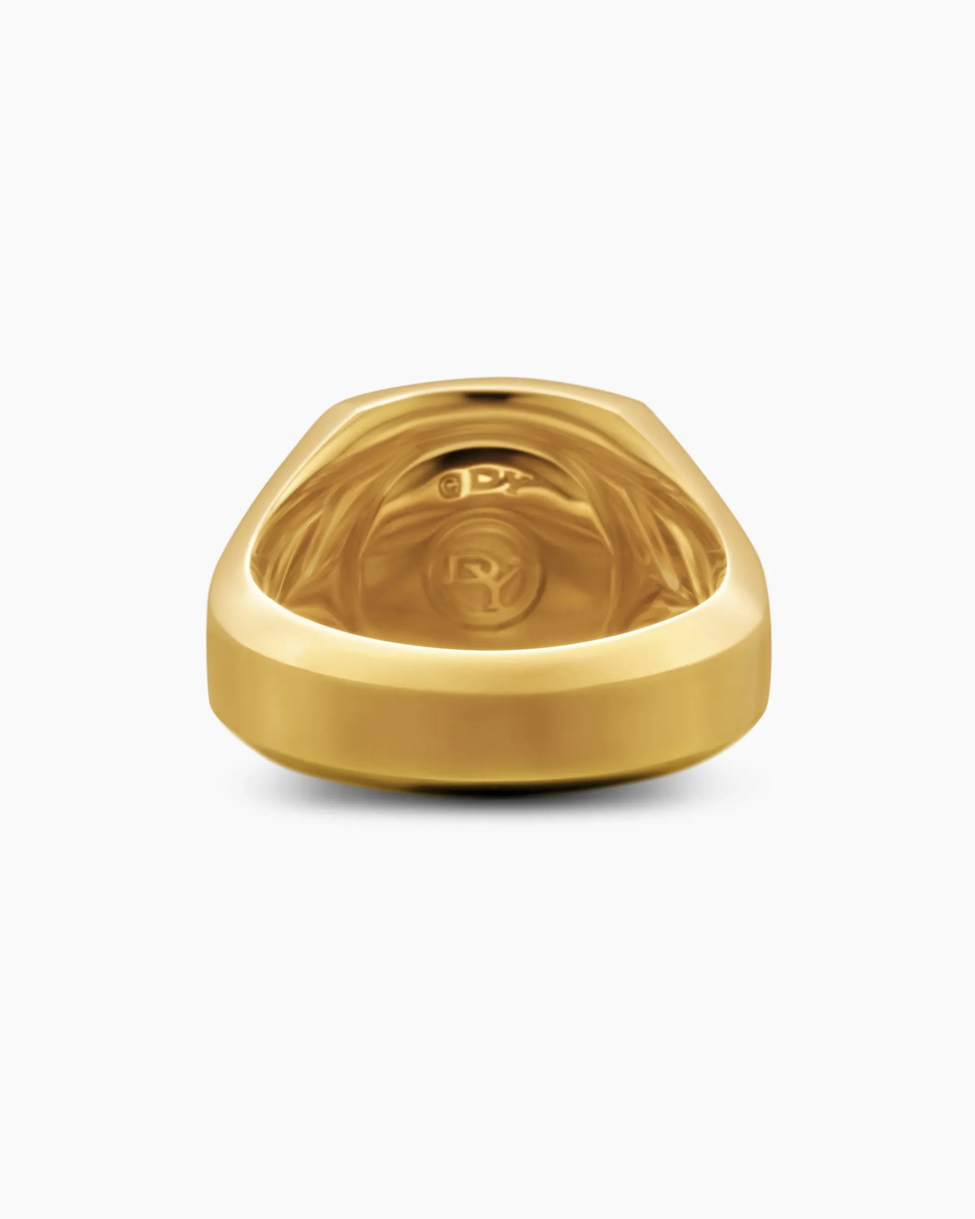 Waves Bird Pinky Ring 18K Yellow Gold, 14mm