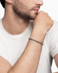 Wheat Chain Bracelet Sterling Silver, 6mm