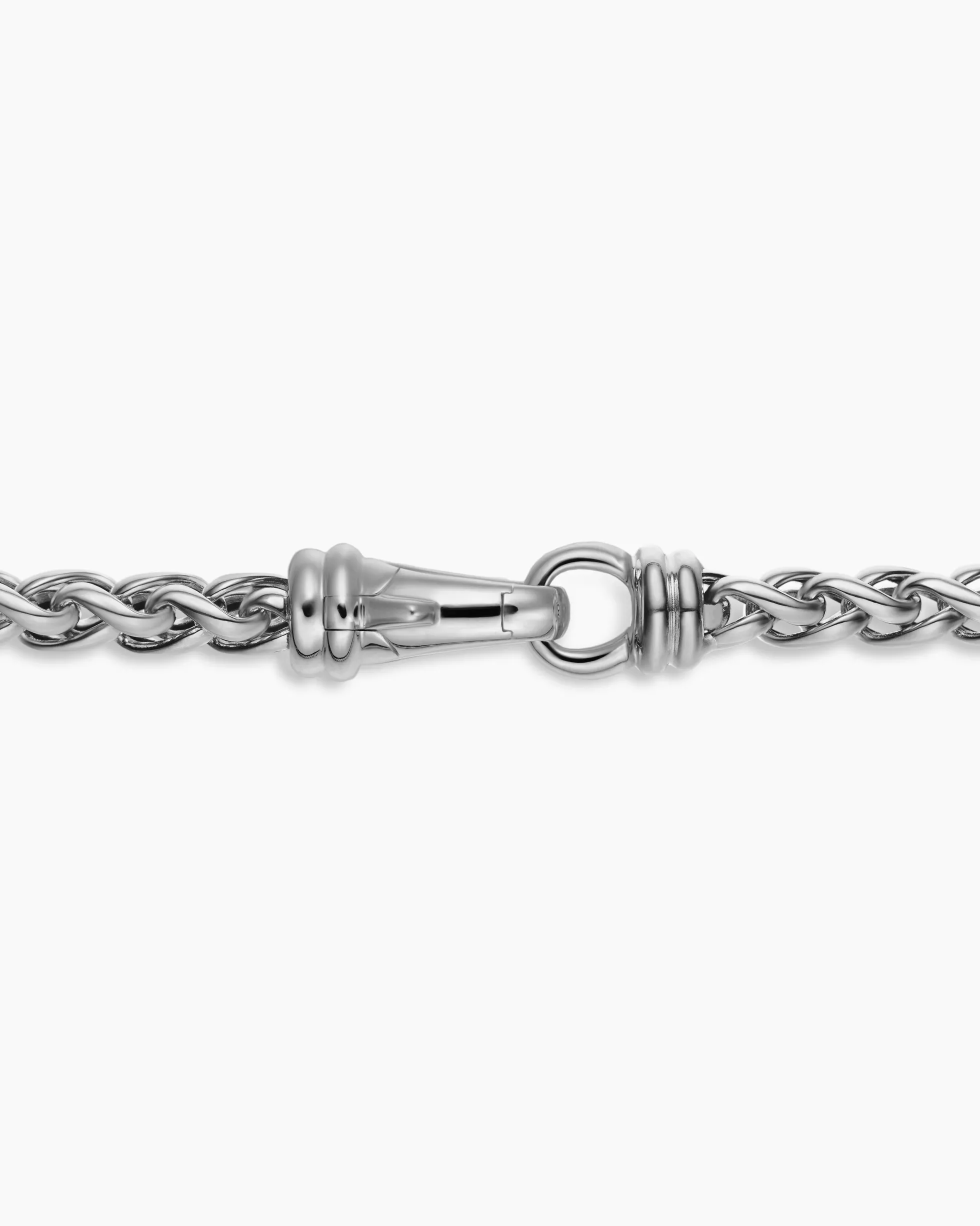 Wheat Chain Necklace Sterling Silver, 4mm
