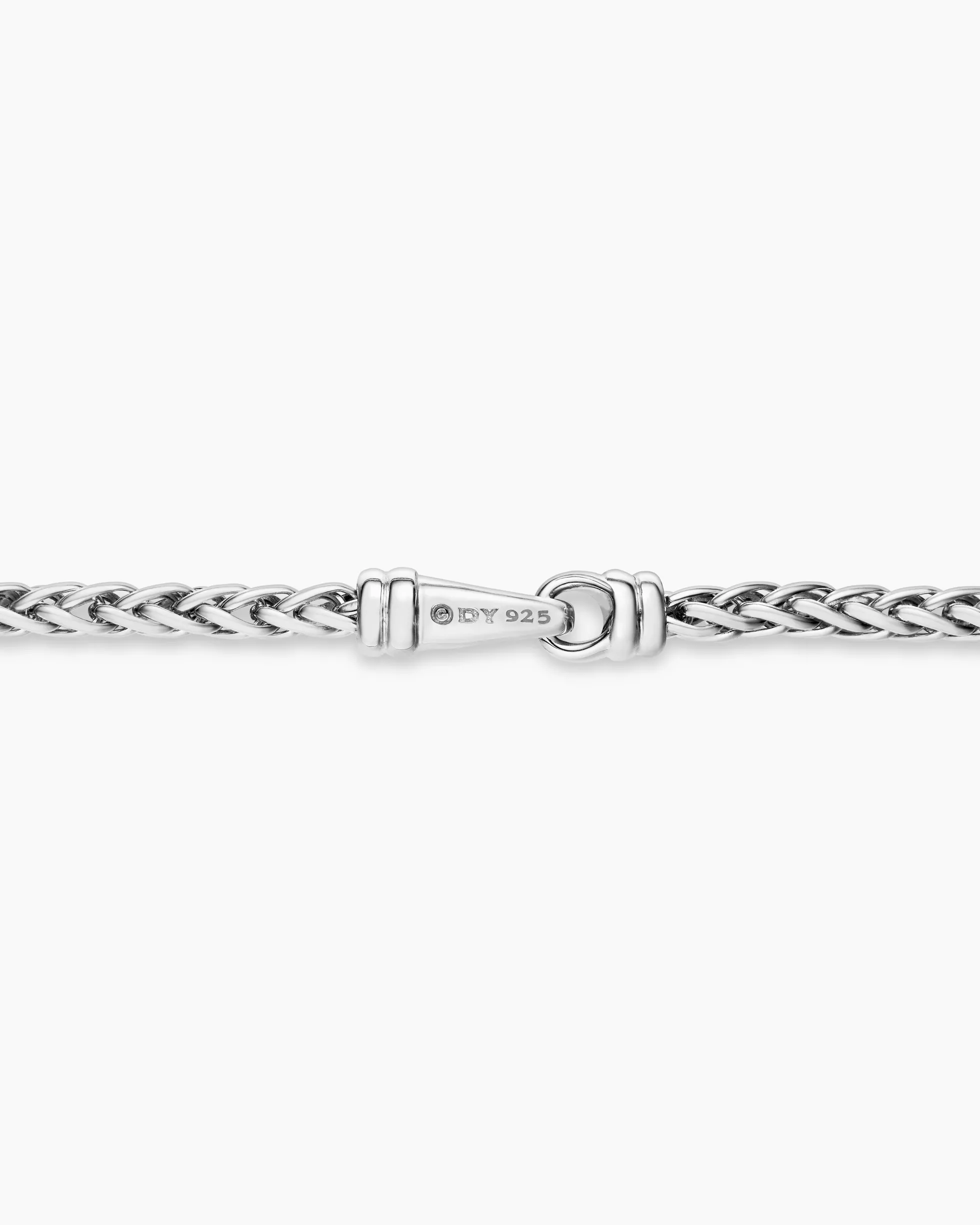 Wheat Chain Necklace Sterling Silver, 2.5mm